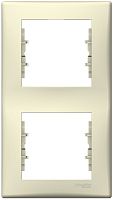 Рамка вертикальная Schneider Electric Sedna 2-м. бежевый