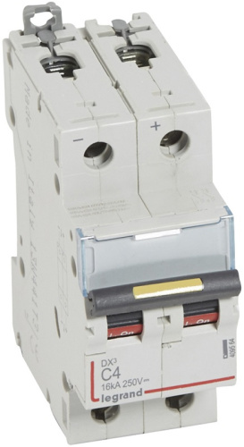 Выключатель автоматический Legrand DX3-E 10000 2п 4А C 16кА