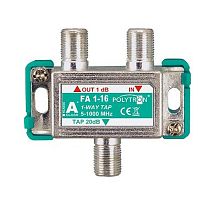 Ответвитель эфирный на 1 отвод Polytron FA 1-16 POLYTRON — купить по цене от 590 ₽ | ПрофБезопасность