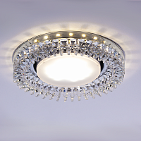 Светильник встраиваемый Италмак Bohemia LED 53 2 70 GX53 75мм/15Вт огран стекло/прозрачный Италмак — купить по цене от 915 ₽ | ПрофБезопасность