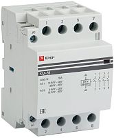 Контактор модульный EKF PROxima КМ 3п 4НО 50А 230В АС