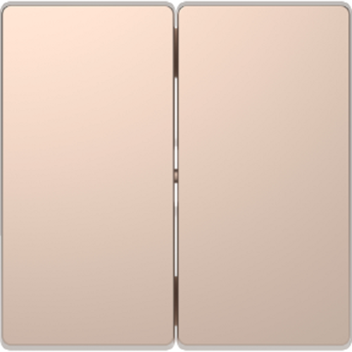 Лицевая панель Schneider Electric Merten D-Life для 2-кл. выключателя шампань