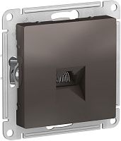 Розетка компьютерная без рамки Systeme Electric AtlasDesign 1-м. RJ45 5e мокко