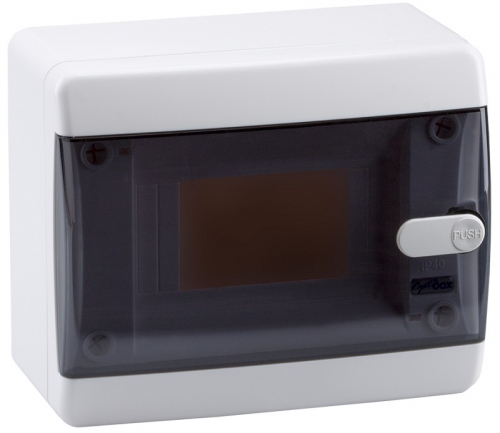 Бокс пластиковый Кэаз OptiBox ЩРН-П-6 P-CNK-1-06-IP41 (150х182х102мм) IP40 прозрачная дверца