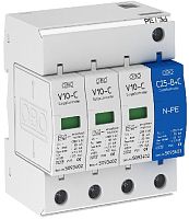 Ограничитель импульсных напряжений УЗИП OBO SurgeController 4п L1-L2-L3-N-PE классII+III 10кА OBO Bettermann — купить по цене от 17&nbsp;370 ₽ | ПрофБезопасность
