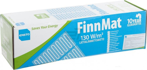Теплый пол под плитку двухжильный Ensto FinnMat 5,0м2 (0,5 х10,0м), 600Вт, Ensto, купить, цена, доставка, безопасность Теплый пол под плитку двухжильный Ensto FinnMat 5,0м2 (0,5 х10,0м), 600Вт Ensto — купить по цене от 17 148 ₽ | ПрофБезопасность