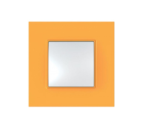 Рамка горизонтальная Schneider Electric Unica Quadro 1-м. оранжевый Schneider Electric — купить по цене от 212 ₽ | ПрофБезопасность фото 2