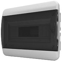 Бокс пластиковый Tekfor ЩРВ-П-12 BVK 40-12-1 (240х290х102мм) IP41 прозрачная дверца
