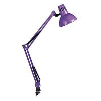 Светильник настольный на струбцине Camelion KD-312 C12 Е27 40Вт Фиолетовый Camelion — купить по цене от 1&nbsp;900 ₽ | ПрофБезопасность
