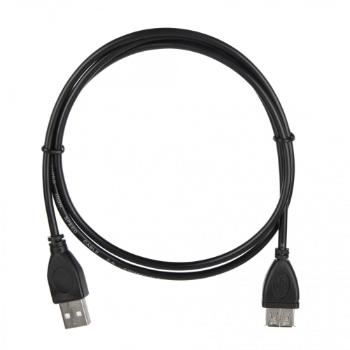 Удлинитель USB ACD ACD-U2AAF-10L 1м, черный фото 2