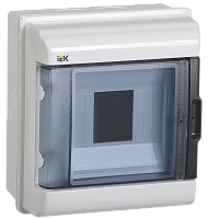 Бокс IEK Krepta 5 КМПн-5 180x162x108 IP55 прозрачная дверь MKP72-N3-05-55