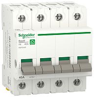Выключатель нагрузки (мини-рубильник) Schneider Electric Resy9 4п 40А тип AC