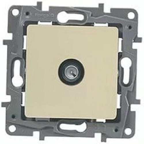 Розетка TV Проходная без рамки Legrand Etika 1-м. слоновая кость