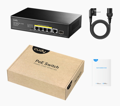 Коммутатор Cudy GS1005PTS1 PoE 120Вт фото 3