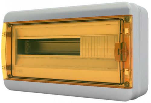 Бокс пластиковый Tekfor ЩРН-П-18 BNO 65-18-1 (290х236х102мм) IP65 оранжевая дверца