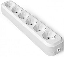 Колодка удлинителя с заземлением UNIVersal 6-м 16А 3500Вт белый