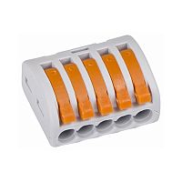 Клеммы Rexant 222-415 (5Х2,5мм2 с рычажком) (упаковка 40шт.) Rexant — купить по цене от 40 ₽ | ПрофБезопасность