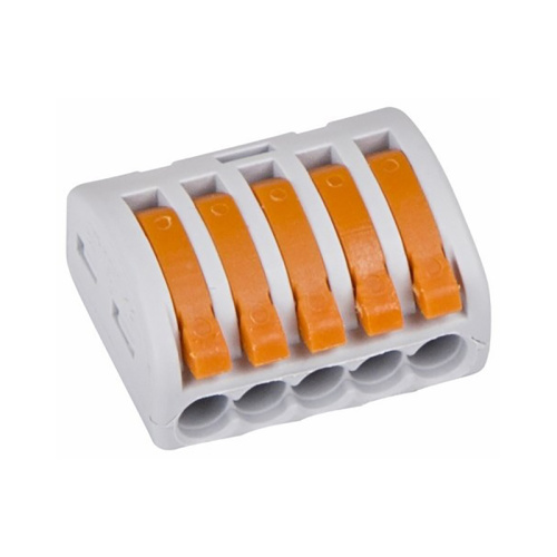 Клеммы Rexant 222-415 (5Х2,5мм2 с рычажком) (упаковка 40шт.) Rexant — купить по цене от 40 ₽ | ПрофБезопасность
