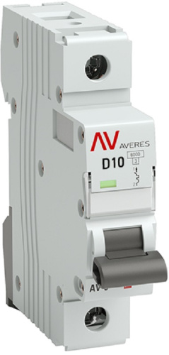 Выключатель автоматический EKF Averes AV-6 1п 10А D 6кА