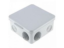 Коробка распределительная EKF PROxima 105x105x50мм (8 ввода) IP54 серый, распаячная картинка