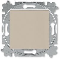 Переключатель без рамки ABB EPJ Levit 1-кл. перекрестный кофе макиато/белый
