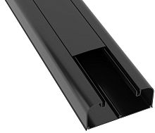 Кабель-канал DKC In-liner Front 110x50мм (2000мм) черный (уп. 16м.)