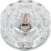 Светильник встраиваемый Fametto/Luciole DLS-L124 G9 GLASSY/CLEAR 65мм/35Вт+1Вт Fametto — купить по цене от 320 ₽ | ПрофБезопасность
