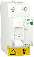 Выключатель дифференциального тока УЗО Schneider Electric Resi9 2п 63А 30мА 6кА тип A