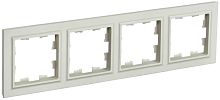 Рамка универсальная IEK Brite РУ-4-БрКр 4-м. бежевый