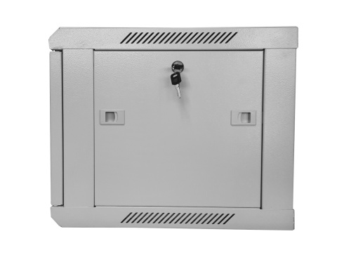 Шкаф настенный 19″ Netko WMA 6U (600х450х370) серый, собранный фото 2