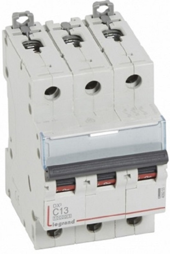 Выключатель автоматический Legrand DX3-E 10000 3п 13А C 16кА