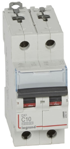 Выключатель автоматический Legrand DX3-E 10000 2п 10А C 16кА