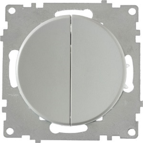 Выключатель без рамки OneKeyElectro Florence 2-кл. серый картинка фото 2