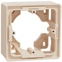 Коробка для наружнего монтажа Schneider Electric Unica New 1-м. бежевый