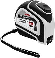 Рулетка 8 м x 25 мм Matrix PRO Autostop, обрезиненный корпус Matrix — купить по цене от 975 ₽ | ПрофБезопасность