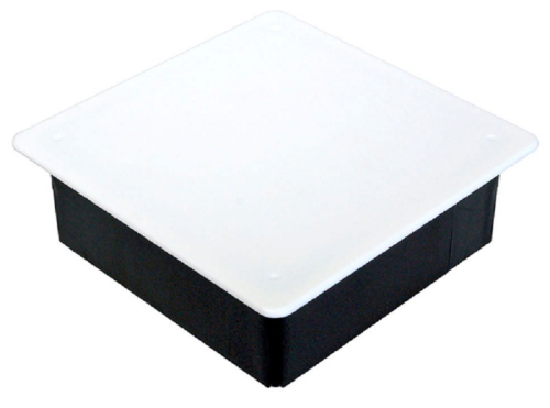 Коробка распределительная HF СП Промрукав 103х103х47мм для сплошных стен черный (72шт)