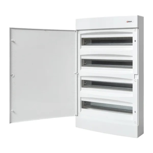 Бокс EKF Unix ЩРН-П-72 (651x396x112мм) IP40 белая дверца