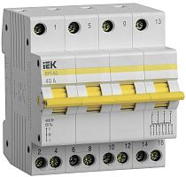 Переключатель фаз трехпозиционный IEK KARAT ВРТ-63 4п 40А тип AC