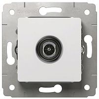 Розетка TV Проходная без рамки Legrand Legrand Cariva 1-м. белый
