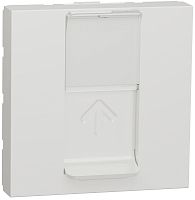 Розетка компьютерная без рамки Schneider Electric Unica Modular 1-м. 2 мод. RJ45 6e белый Schneider Electric — купить по цене от 2&nbsp;160 ₽ | ПрофБезопасность