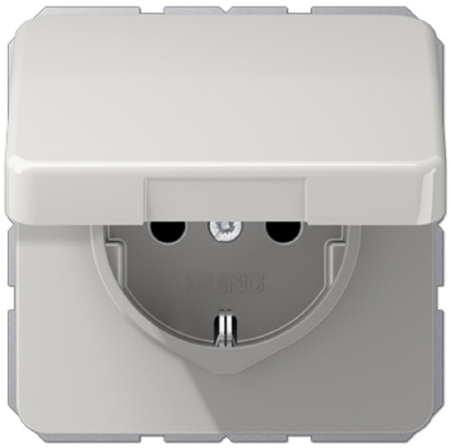 Розетка с заземлением без рамки Jung CD500 1-м. крышка шторки для IP44 светло-серый Jung — купить по цене от 5&nbsp;319 ₽ | ПрофБезопасность