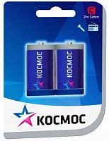Элемент питания Космос R14 (блист.2 шт) C солевая (батарейка)