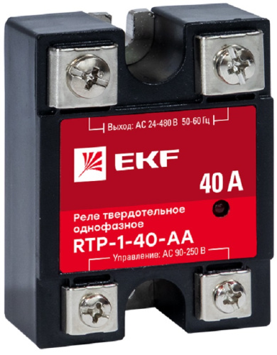 Реле твердотельное EKF PROxima RTP-40-AA 40А 230В AC