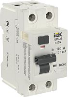 Выключатель дифференциального тока УЗО IEK ARMAT R10N 2п 100А 100мА 10кА тип A-S