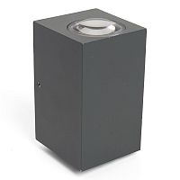 Светильник светодиодный уличный Бостон DH055, 2*5W 800Lm 4000К IP54 квадрат серый Feron — купить по цене от 700 ₽ | ПрофБезопасность