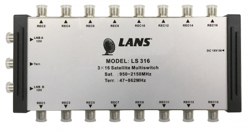Мультисвитч оконечный Lans LCT-LS 316 картинка