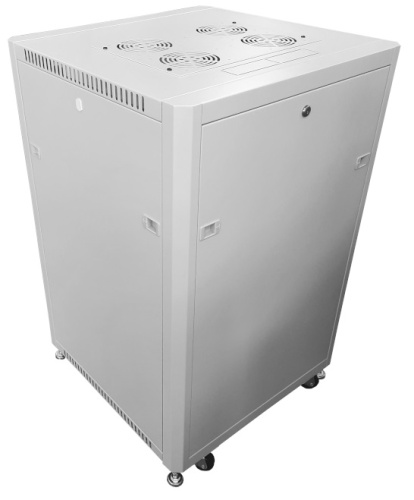 Шкаф напольный 19″ Netko Optima 15U (600х800х822) серый, разобранный фото 5