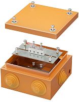 Коробка огнестойкая DKC Vulcan 150x150x80мм 4x4мм IP55 оранжевый картинка