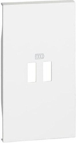Лицевая панель Legrand BTicino Living Now для 1-м. 2 мод. розетки USB белый Legrand — купить по цене от 630 ₽ | ПрофБезопасность