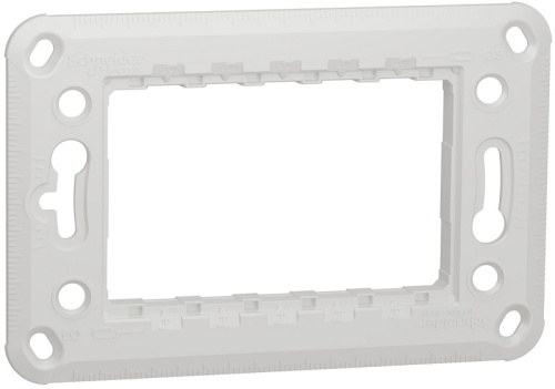 Суппорт Schneider Electric Unica Modular Zamak 1-м. 3 мод. Schneider Electric — купить по цене от 90 ₽ | ПрофБезопасность